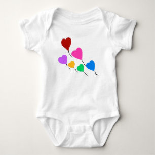 Balões Coloridos Crianças T-Shirt