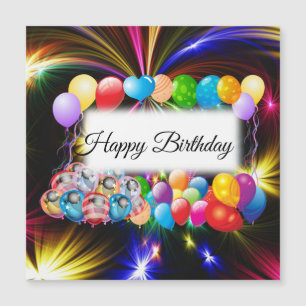Balões Cons, Coloridos, Fireworks, Aniversário