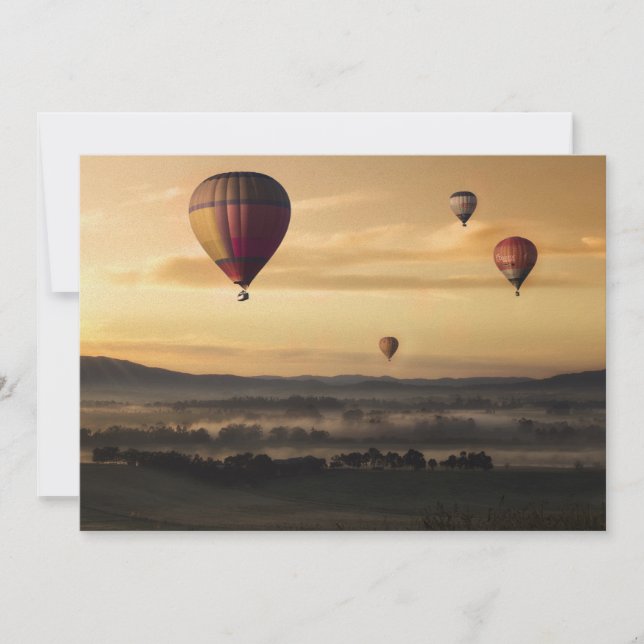 Balões de ar quente (Frente)