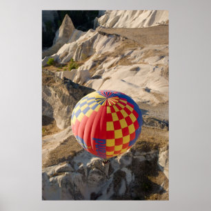 Balões de ar quente sobre Cappadocia Poster