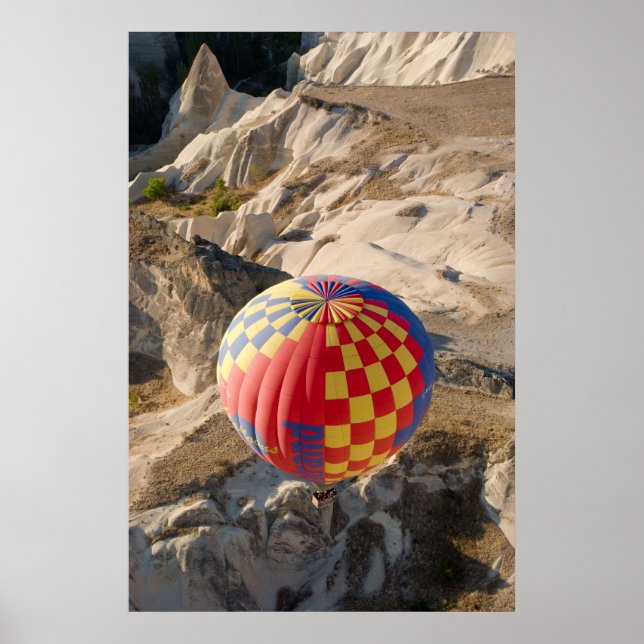 Balões de ar quente sobre Cappadocia Poster (Frente)