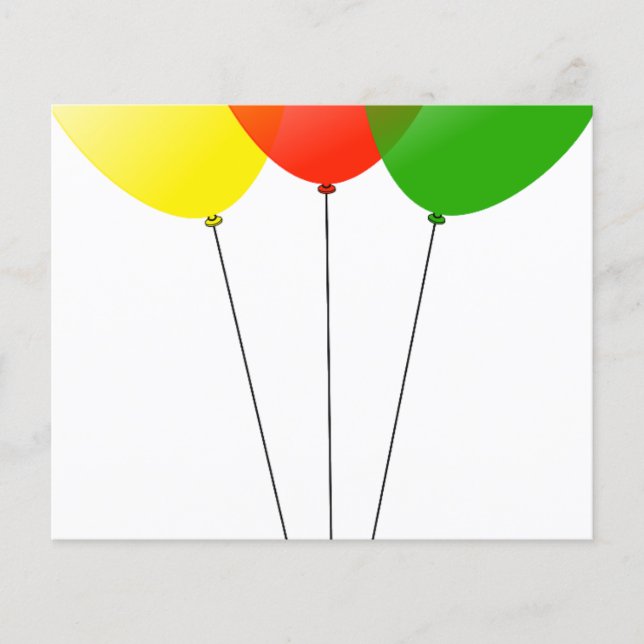 Balões de balões personalizam os antversários pers (Frente)