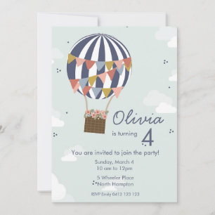Balões de Convite de aniversário Personalizados