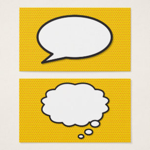 Balões de Fala e Pensamento Diversão Retro Quadrin