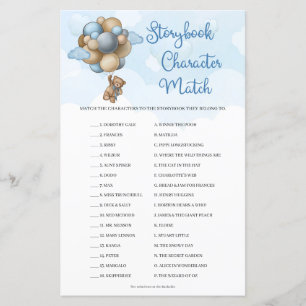 Balões de ursinho de ursinho bonitinho Correspondê