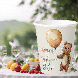 Balões de Urso Nuvens Esperam Chá de fraldas Brilh