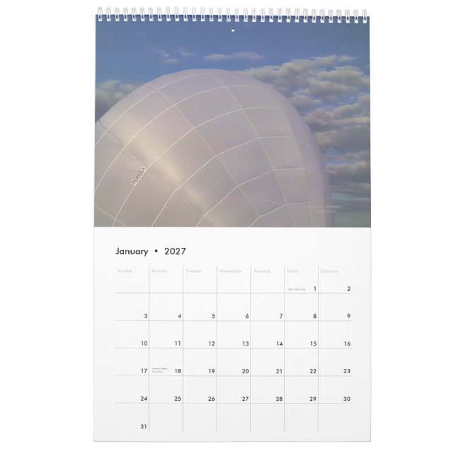 Balões do calendário 2013 (Jan 2027)