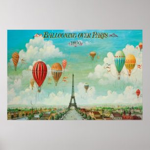 Balonando sobre Paris Poster