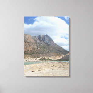 Balos, impressão das canvas da paisagem de Crete