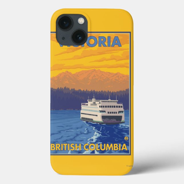 Balsa e montanhas - Victoria, BC Canadá (Verso)