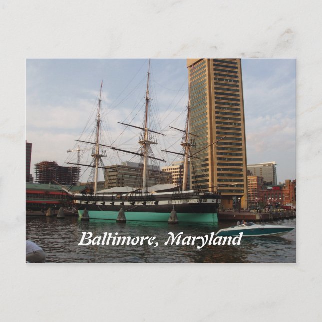Baltimore, cartão postal de Maryland (Frente)