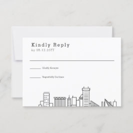 Baltimore Wedding | RSVP Skyline Estilizado