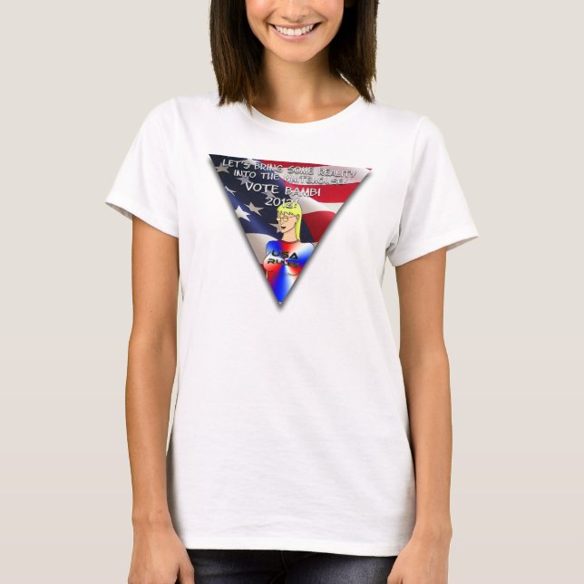 Bambi para o presidente T-shirt (Frente)