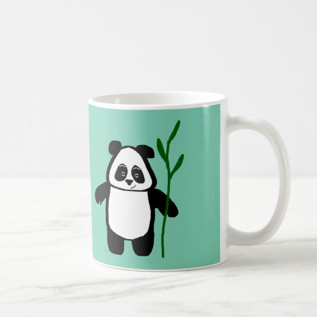 Bambu a caneca da panda (Direita)