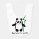 Bambu o babador da panda para bebês (Frente)