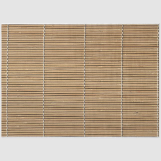 Bambu Shade Decoupage 14 Papel de Tecido de Fundo (Frente )