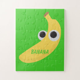 Banana Fácil Com Quebra-cabeça De Olhos Inchados