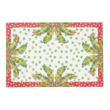 Banana Leaf Polkadot Placemat