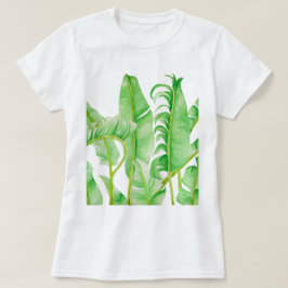Banana sai em um T-Shirt