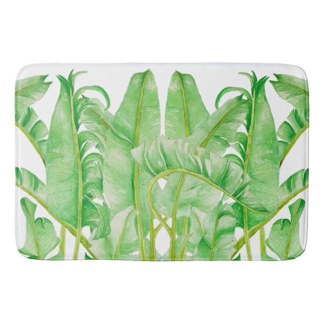 Banana sai em um tapete de banho (Frente)