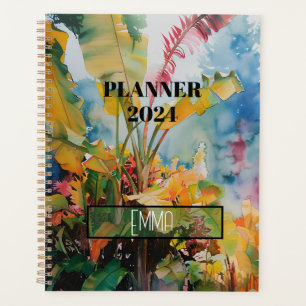 BANANA TREE WATERCOLOR - PLANEJADOR