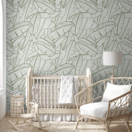 Banana tropical deixa linha de arte verde