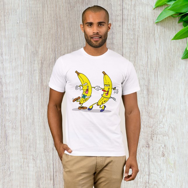 Bananas dançantes Mens T-Shirt (Criador carregado)