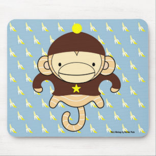 Bananas Mousepad do macaco de Marte - FRANKIE