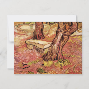 Banco de Pedra de Van Gogh no Jardim, Hospital de 