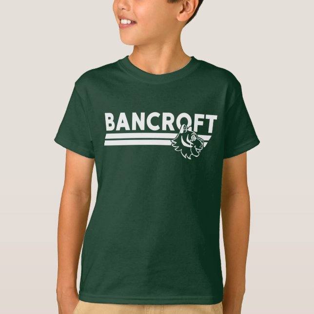 Bancroft Bobcat Perfil Dark Green T-Shirt (Frente)