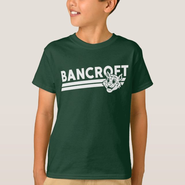 Bancroft Bobcat Perfil Dark Green T-Shirt (Frente)
