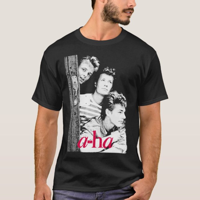 banda a-ha 80s retrô clássico T-Shirt (Frente)