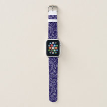 Banda Azul Dreamy Floral Apple Watch