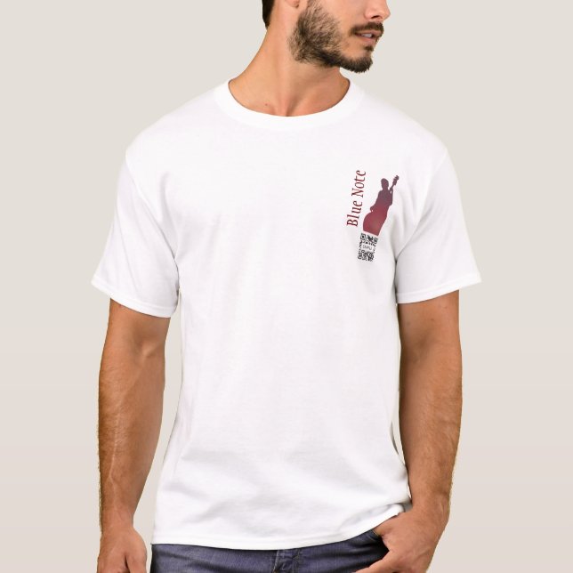 Banda de jazz do modelo do t-shirt (Frente)