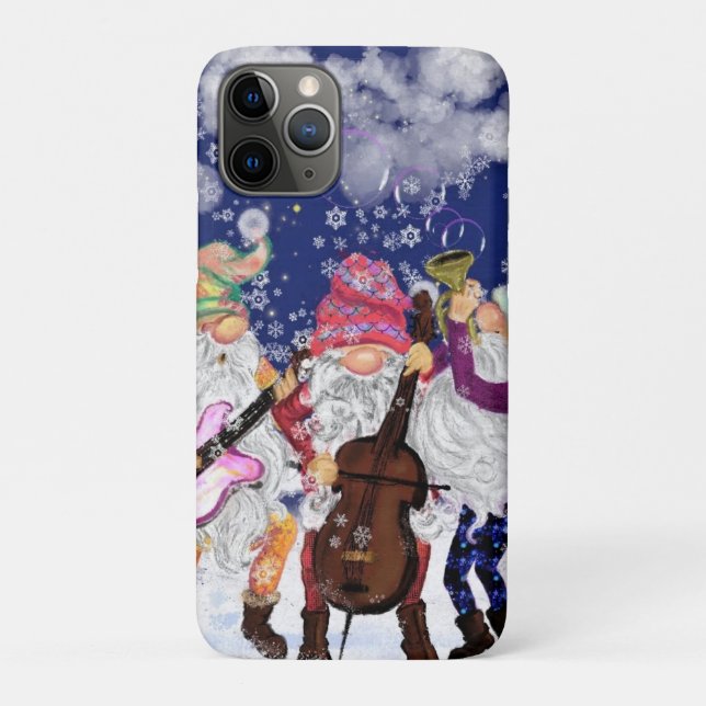 Banda de Música Gnomo Natal capas de iphone Engraç (Verso)