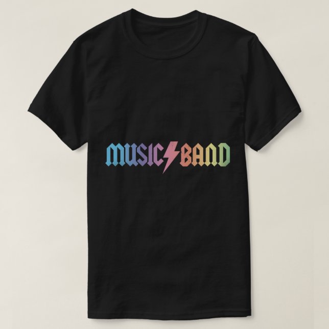 banda musical Classic T-Shirt (Frente do Design)