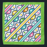 Bandana Abstrato Modern<br><div class="desc">Um Design Divertido De Pontos Coloridos,  Laminados E Ondas Bandana Para Animais De Companhia Ou Humanos</div>