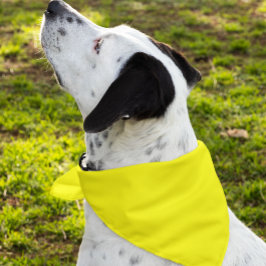 Bandana Apenas Cor Sólida Amarela Personaliza-A