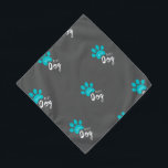 Bandana cão personalizável Cachorro engraçado Citação Pet<br><div class="desc">Roupa de cão,  Bandana de estimação,  pano de estimação,  Bandana para cão,  para gato,  escuro,  fúcsia,  cão feliz,  frase fofa para cães,  animais de estimação,  osso</div>