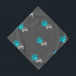 Bandana cão personalizável Cachorro engraçado Citação Pet<br><div class="desc">Roupa de cão,  Bandana de estimação,  pano de estimação,  Bandana para cão,  para gato,  escuro,  fúcsia,  cão feliz,  frase fofa para cães,  animais de estimação,  osso</div>