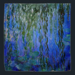 Bandana Claude Monet - Lírios d'água com salgueiro chorand<br><div class="desc">Lírios d'água com galhos salgados chorões / Ninfheas avec rameaux de saule,  por Claude Monet,  em 1916-1919</div>