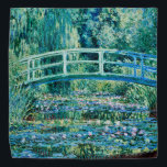 Bandana Claude Monet - Lírios De Água E Ponte Japonesa<br><div class="desc">Claude Monet - Lírios De Água E Ponte Japonesa (1899)</div>