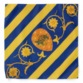 Bandana Contrada della Tartuca (Tortoise) Palio di Siena