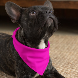 Bandana Cor Sólida Neon-Rosa Personalizar