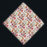 Bandana Costa Nova Inglaterra Comidas Nordeste América do<br><div class="desc">A impressão apresenta uma ilustração original de uma variedade de comidas clássicas da Nova Inglaterra, incluindo morangos, torta de mirtilo, lagosta, marisco, rosquinhas de cidra, couve-flor, doces, doces, doces, jantados cozidos, feijão-de-sabugo e rolo de lagosta. Todas as melhores comidas de Maine, Massachusetts, Rhode Island, Vermont, e New Hampshire. Este design...</div>