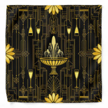 Elegante gatsby preto dourado
