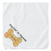 Fetchin' em Flannel - Cachorro Cachorro Personaliz