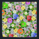 Bandana Floral Garden Beauty<br><div class="desc">Um jardim de lindas flores coloridas,  florescendo contra folhas verdes.</div>