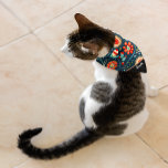 Bandana Flores e Folhas Coloridas abstrato<br><div class="desc">Flores e Folhas Coloridas abstrato Bandana</div>