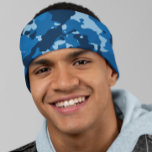 Bandana Força Aérea do Exército Militar Azul<br><div class="desc">Este design foi criado através da arte digital. Pode ser personalizado clicando no botão personalizar e adicionando texto, imagens ou eliminar imagens para personalizar. Entre em contato comigo em colorflowcreations@gmail.com se você quiser usar este design em outro produto. Compre minha pintura de acrílico abstrato original para venda em www.etsy.com/shop/colorflowart. Veja...</div>